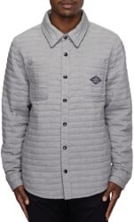 686 Engineered Quilted Shacket Jacket - light grey