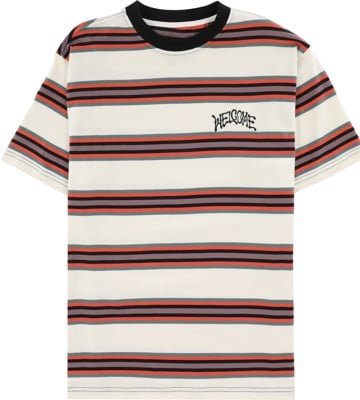 Welcome Thelema Stripe Yarn-Dyed T-Shirt - bone - view large