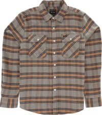 Brixton Bowery Stretch X Flannel Shirt - heather grey