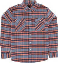 Brixton Bowery Stretch X Flannel Shirt - slate blue