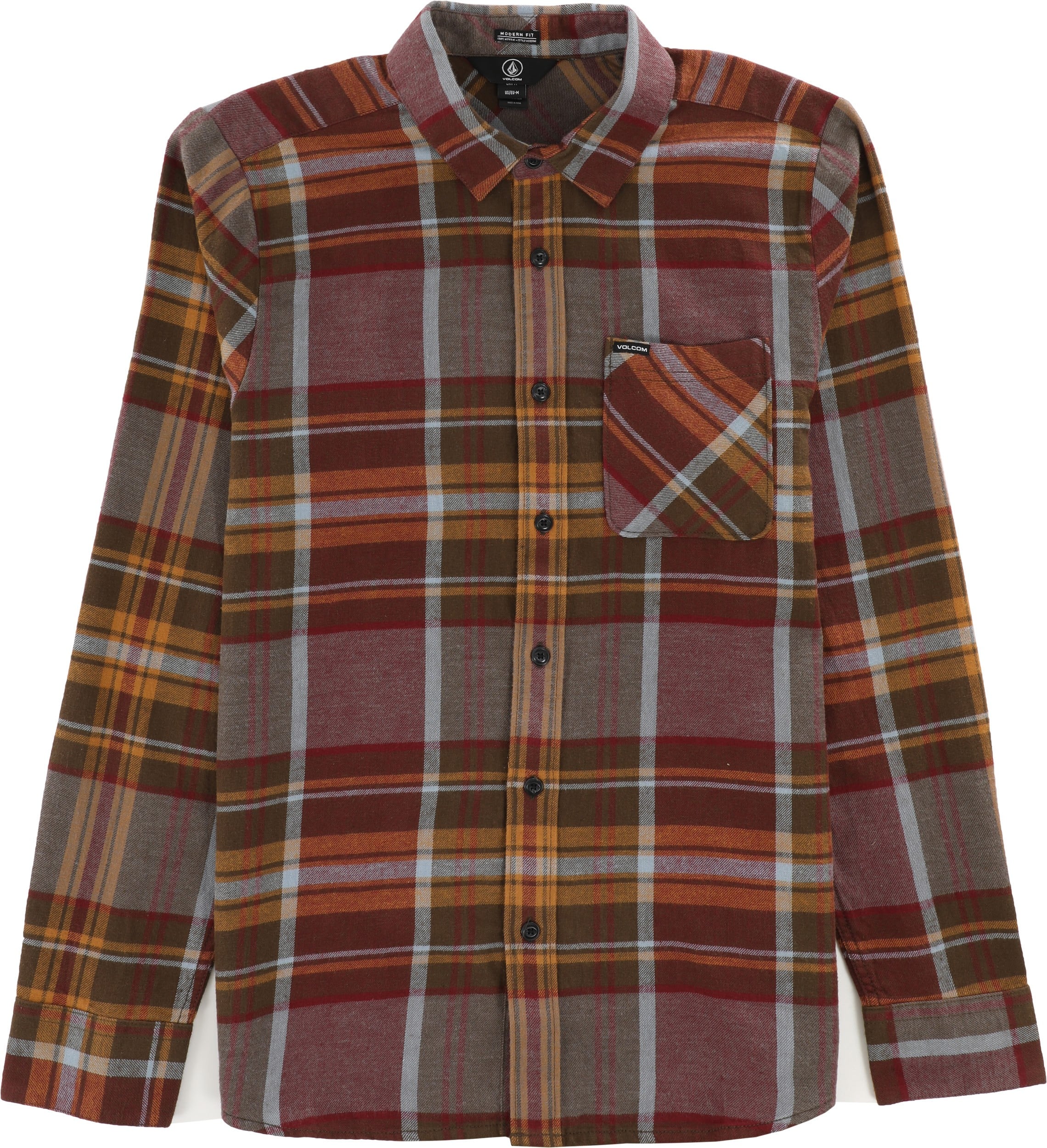 volcom caden plaid shirt