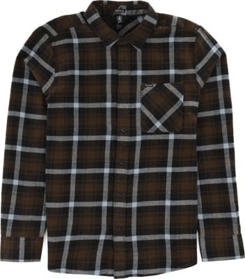 Volcom Caden Plaid Flannel Shirt - wren - view large