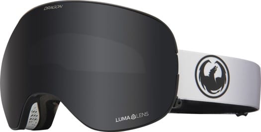 Dragon X2 Goggles + Bonus Lens - fade black/lumalens dark smoke + lumalens flash blue lens - view large