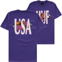HUF Quake USA T-Shirt - grape