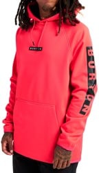 Burton Crown Weatherproof Fleece Hoodie - potent pink