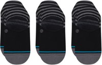 Stance Women's Sensible Two No Show 3-Pack Socks - black