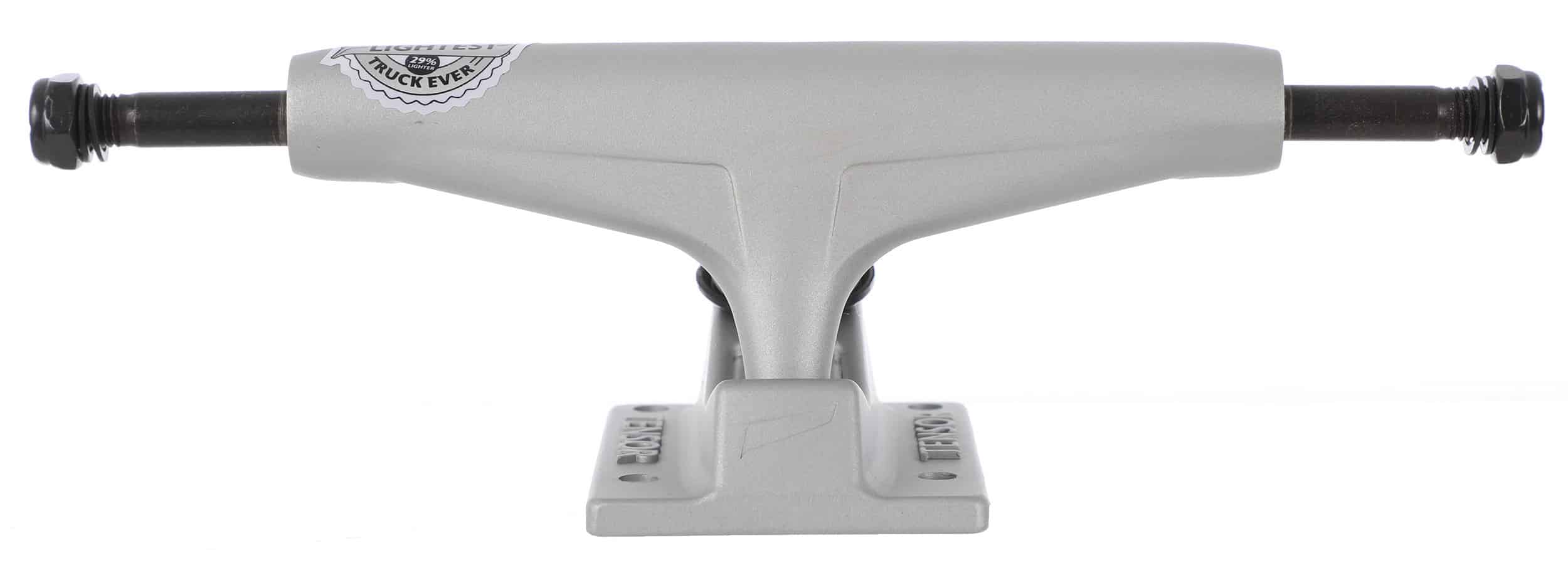 Tensor Mag Light Skateboard Trucks - 5.25" Hanger 8.0" Axle Black Set Of 2 With Hardware