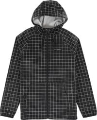 Burton Crown Weatherproof Fleece Full Zip Hoodie - true black performer plaid