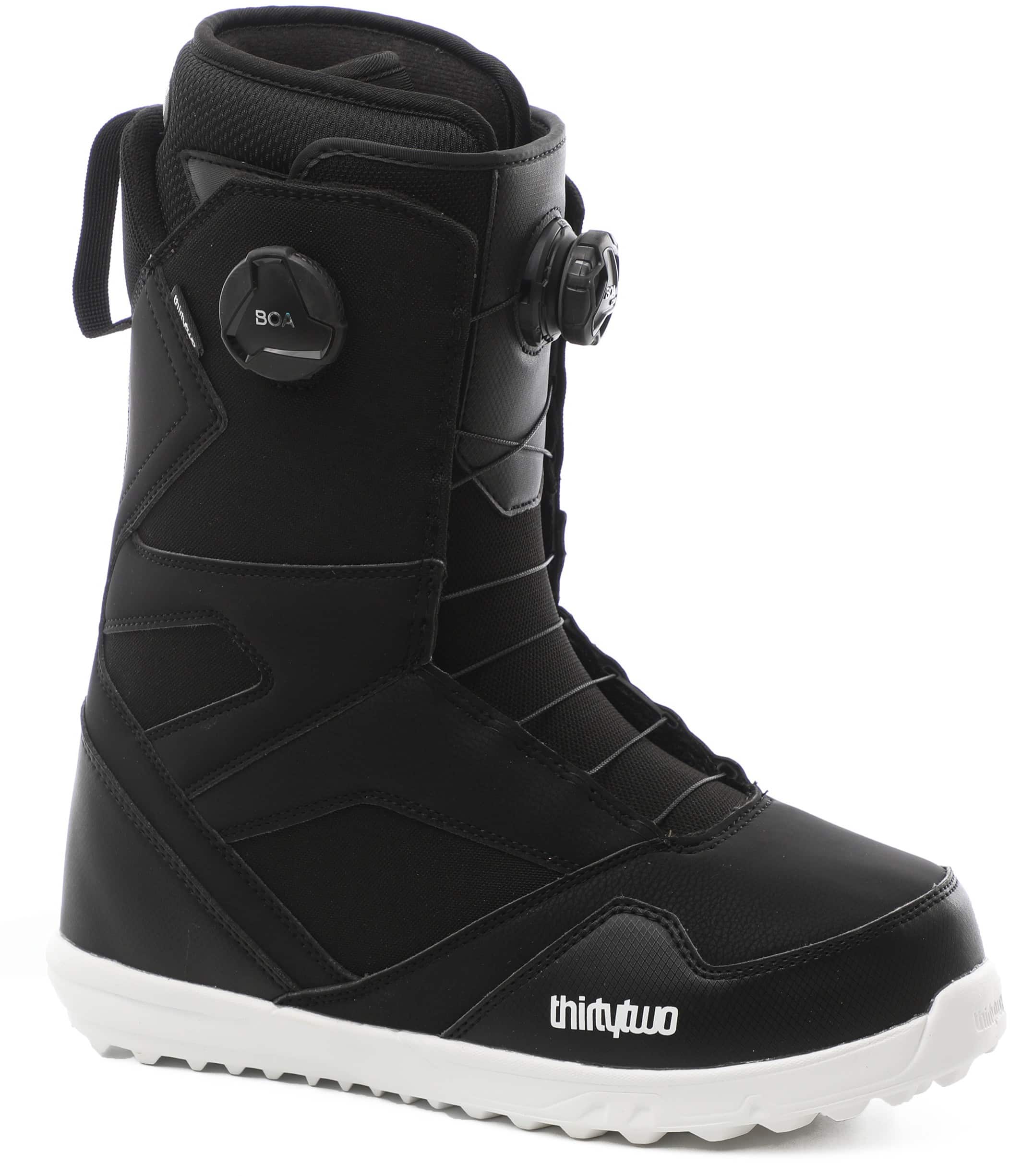 Thirtytwo STW Double Boa Snowboard Boots (Closeout) 2022 black/white