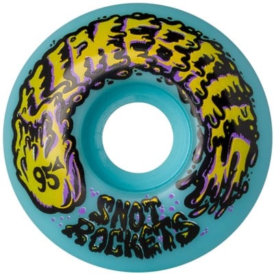 Santa Cruz Slime Balls Snot Rockets Skateboard Wheels - pastel blue (95a) - view large