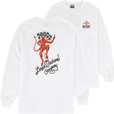 Loser Machine Cheating Death L/S T-Shirt - white - view large