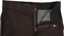 dark brown - open