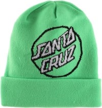 Santa Cruz Big Dot Beanie - safety green