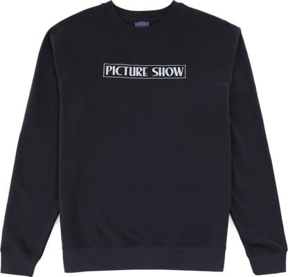 Picture Show VHS Logo Crew Sweatshirt - navy - view large