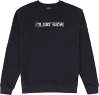 Picture Show VHS Logo Crew Sweatshirt - navy