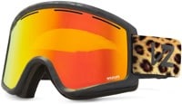 Von Zipper Cleaver Goggles + Bonus Lens - black gloss leopard/fire chrome + nightstalker blue lens