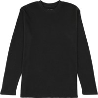 Rhythm Classic Waffle Knit L/S T-Shirt - vintage black