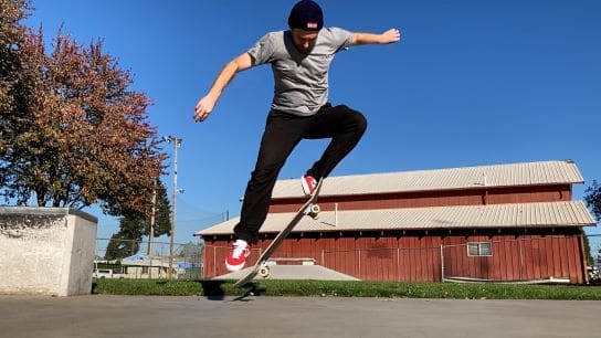 ollie foot slide