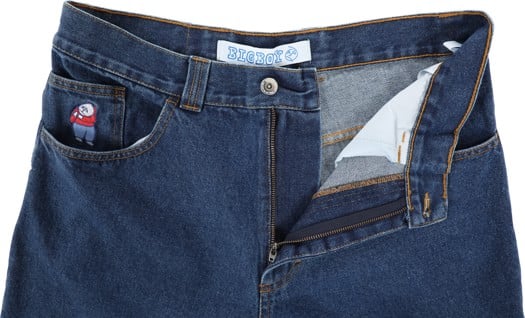 Polar Skate Co. Big Boy Jeans - dark blue - Free Shipping | Tactics 品切れ Polar Skate M Blue Dark Jeans Boy Big Co デニム/ジーンズ