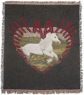 Alltimers Love Stallion Knit Blanket - horse - view large