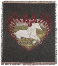 Alltimers Love Stallion Knit Blanket - horse