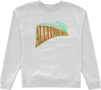 Alltimers NY, Canada Heavyweight Crew Sweatshirt - heather grey