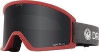 Dragon DX3 OTG Goggles - block red/lumalens dark smoke lens