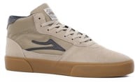 Lakai Cambridge Mid Skate Shoes - (james capps) cream/navy suede