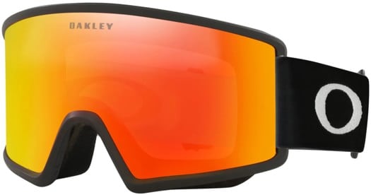 Oakley Target Line L Goggles - matte black/fire iridium lens - view large