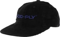 Quasi Ply Snapback Hat - black