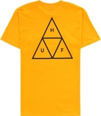 HUF Essentials Triple Triangle T-Shirt - gold