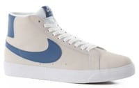 Nike SB Zoom Blazer Mid Skate Shoes - white/court blue-white-white