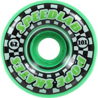 Speedlab Speedsters Skateboard Wheels - black/green (101a)
