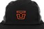 Union U Logo 5-Panel Hat - black/orange - front detail