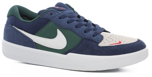 Nike SB Force 58 Skate Shoes - navy/summit white-noble green-white - view large