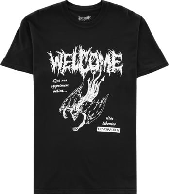 Welcome Devoramus Garment-Dyed T-Shirt - black - view large