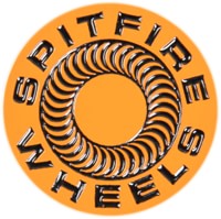 Spitfire Classic Swirl Pin - orange/black