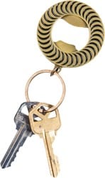 Spitfire Classic Swirl Keychain - antique brass/black