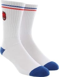 Spitfire Bighead Fill Embroidered Sock - white/red/blue