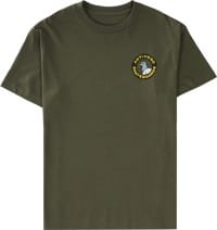 Anti-Hero Pigeon Round T-Shirt - military green
