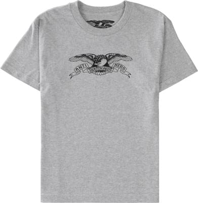 Anti-Hero Kids Basic Eagle T-Shirt - athletic heather/black - view large