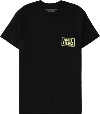 Anti-Hero Reserve Pocket T-Shirt - black/yellow - view large