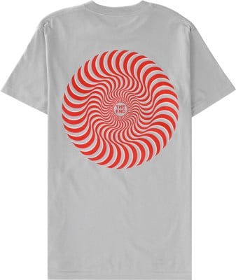 Spitfire Classic Swirl Overlay T-Shirt - silver/red/white - reverse - view large