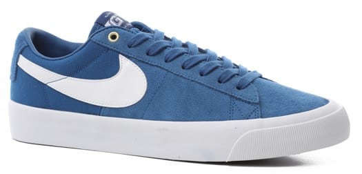 Nike SB Zoom Blazer Low Pro GT Skate Shoes - court blue/white-court blue-gum light brown - view large