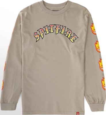 Spitfire Old E Bighead Fill Sleeve L/S T-Shirt - sand - view large