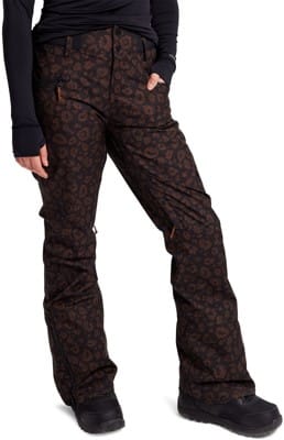 Burton Women's Marcy High Rise Stretch 2L Pants - animal cheetah - view large