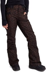 Burton Women's Marcy High Rise Stretch 2L Pants - animal cheetah