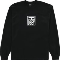 Obey Eyes Icon 3 L/S T-Shirt - off black