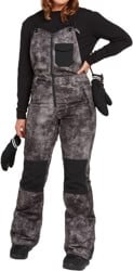 Volcom Women's Swift Bib Overall Pants (Closeout) - acid black