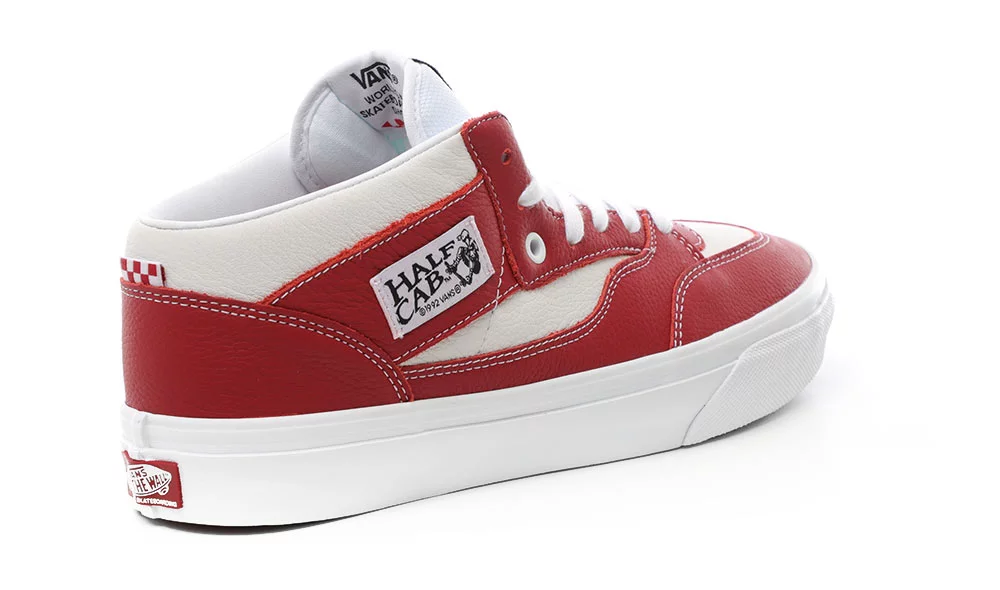 white leather half cabs